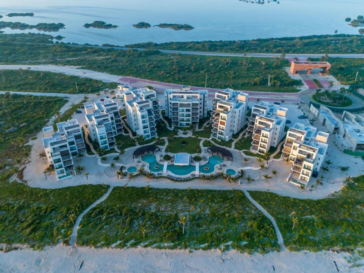 Playa, Selva, Cenotes, Ruinas, Marina Todo A 5 Km Lägenhet Telchac Puerto Exteriör bild